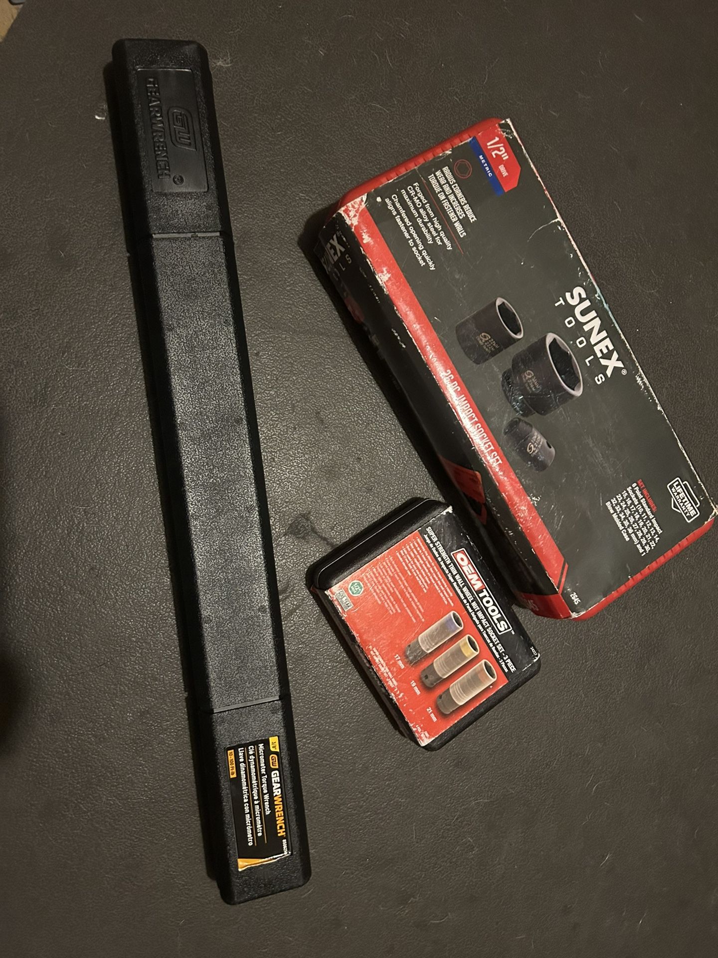 Socket Set And Torque Wrench
