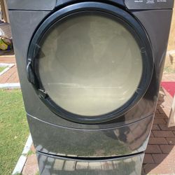 Kenmore elite dryer, large gray dryer
