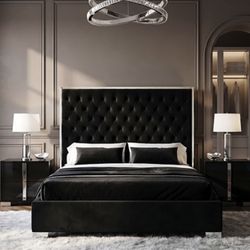 New In Box King Bed Frame With Mattress (Read Description Below)