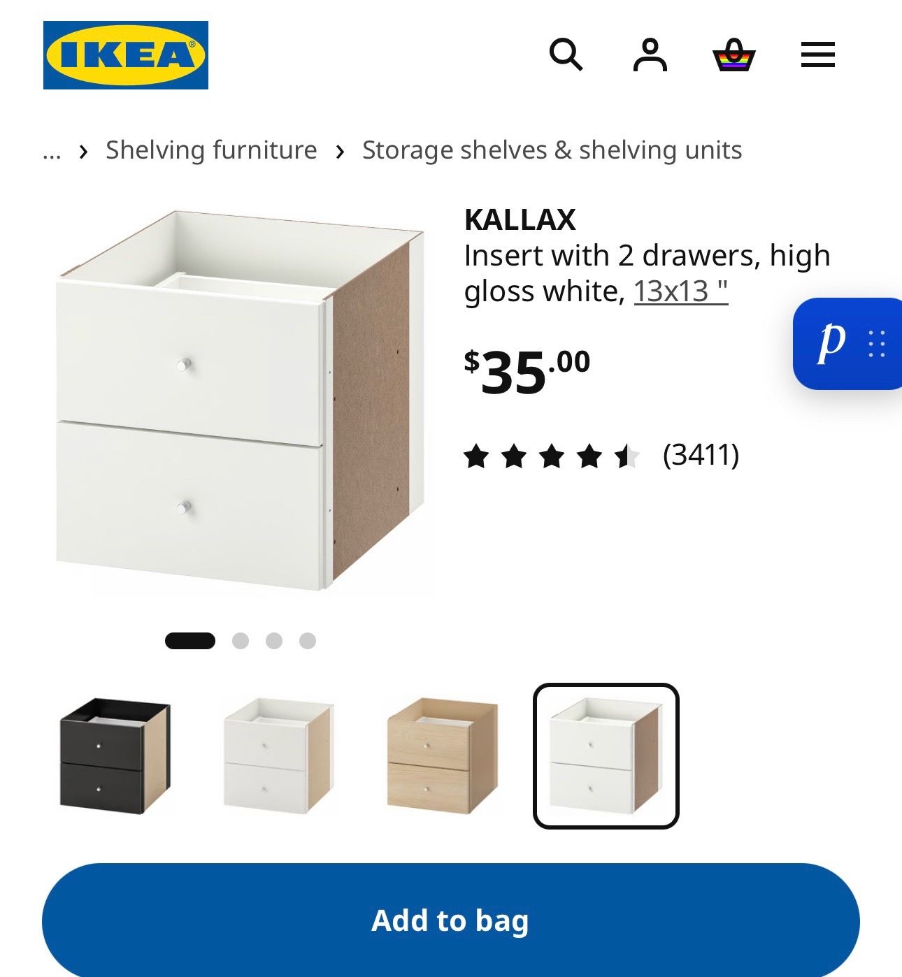 Two IKEA drawer inserts & two door inserts for Sale in Montebello, CA ...