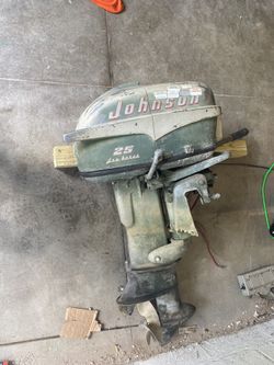 Old 25hp Johnson Motor