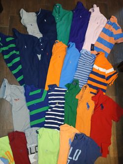 Polo Ralph Lauren Bots Shirt Bundle Of 25 Yl Shirts