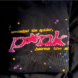 Pink Spider Hoodie 