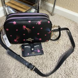 new large coach limited edition bag with card wallet new with tags and stuffing inside 