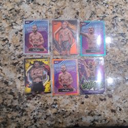 UFC 6 CARD LOT.