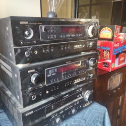 Three Stereo Receivers 