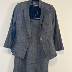 2 Piece Blazer And Skirt Set 