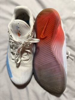 Nike Low-Top Sneakers White Blue Orange