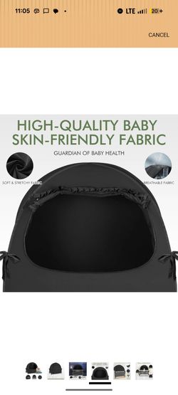 Black out tent for crib