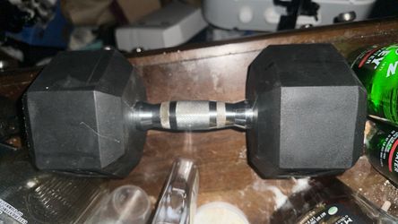 1  30 lb dumbell