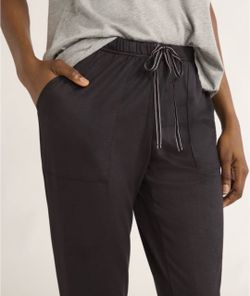 4 women’s black pj pajama sleep pants XL