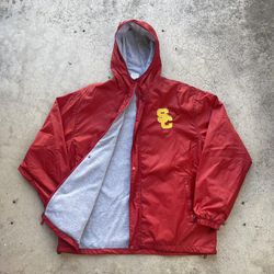 Vintage USC Embroidered Rain Jacket