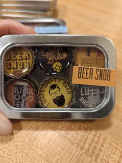 Beer refrigerator magnets