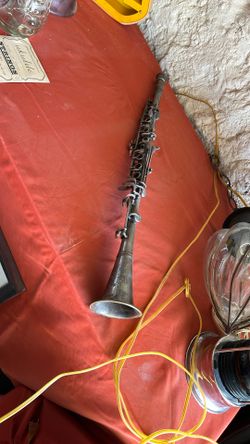 Antique Metal Clarinet