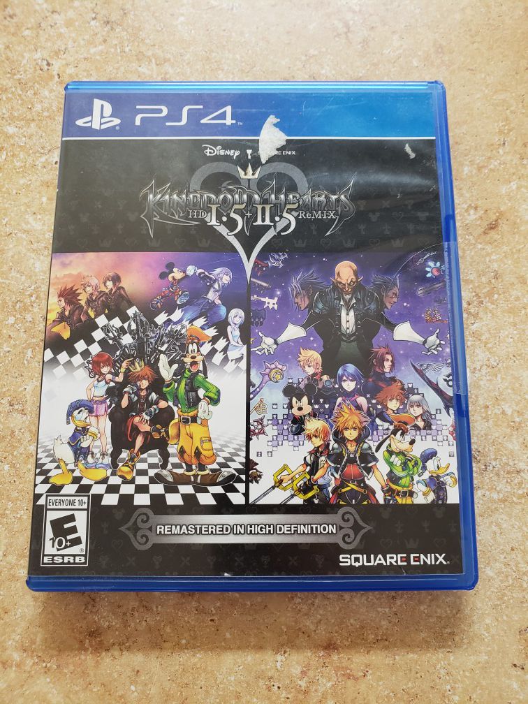 Kingdom Hearts 1 and 2 HD remixes - PS4