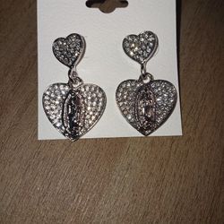 Virgin Mary Earrings