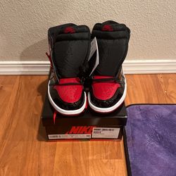 Jordan One Patent Bread, Size 9