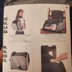 Contour Diaper Bag/ Booster Seat