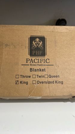 A Twin, Queen King, Over size King PACÍFIC Home Fashion Blankets thow Twin, Queen King, Over size King