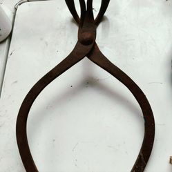 Antique Gifford Wood Co Ice Tongs