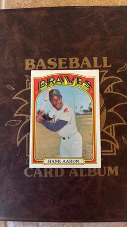Hank Aaron baseball card