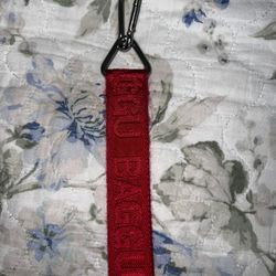 BAGGU Keychain in Candy Apple 