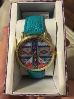 Beautiful turquoise watch