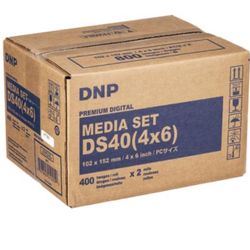 DNP DS40 4x6 Photo Printer Roll Media - 2 Rolls Per Box SEALED