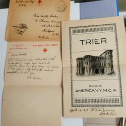 1919 WW1 Red Cross Letter 