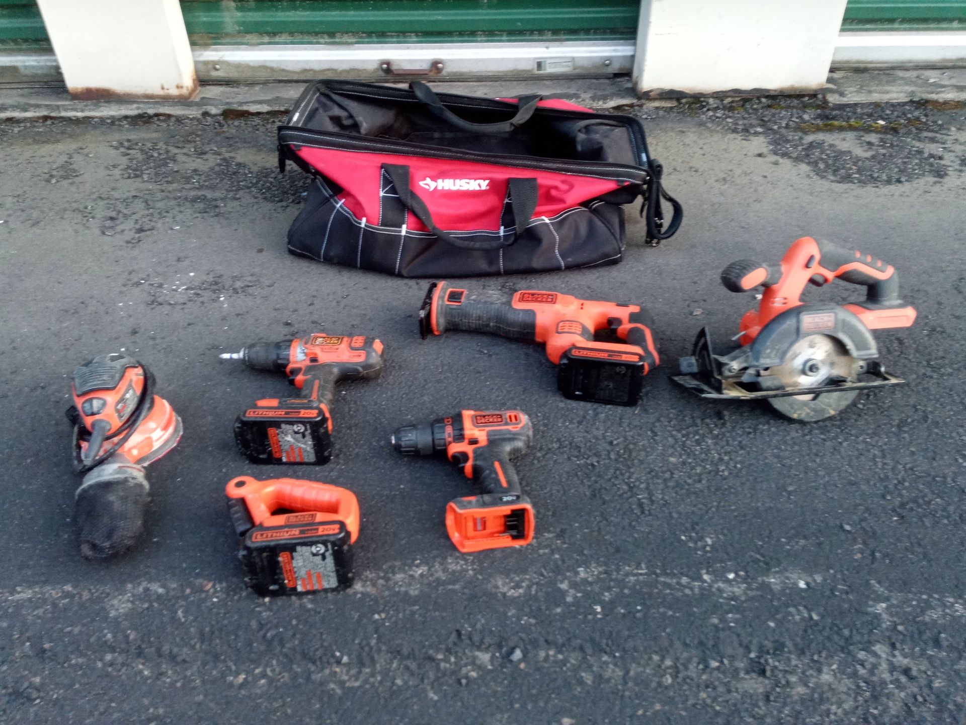 Black and Decker power tools set