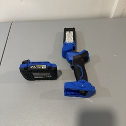 Kobalt 24V Job Site Light With Battery 2.0Ah