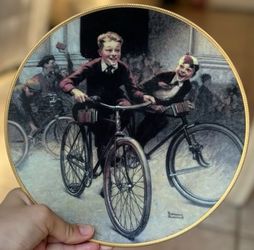 Vintage Limited Edition Norman Rockwell Plate 