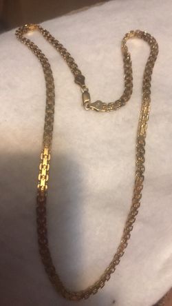 14k over Sterling silver 22”chain