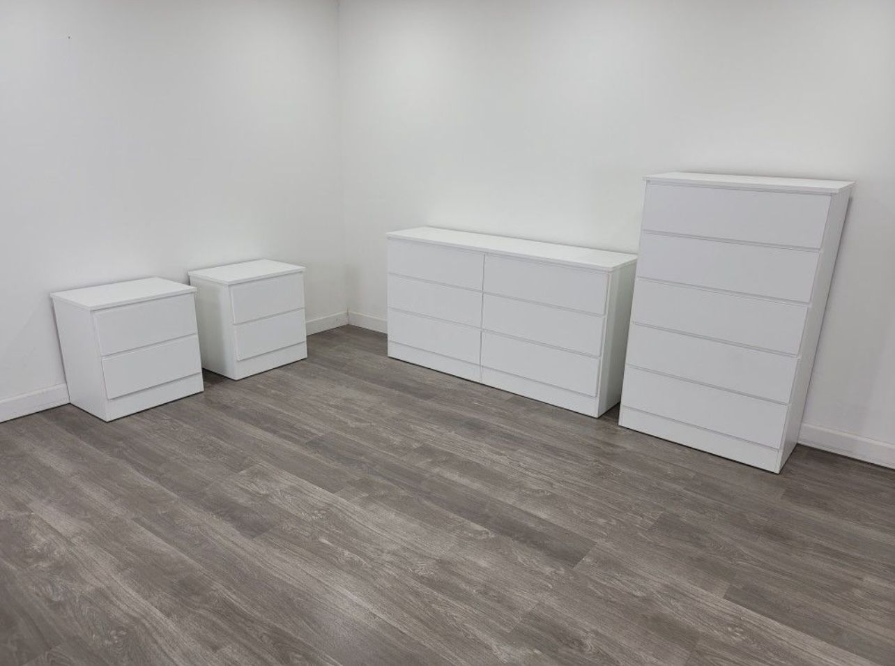 Dresser, Chest And 2 Nightstands Cómoda, Gavetero Y 2 Mesitas De Noche,All Products : American Fashion Style Bags On Sale