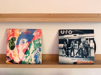 UFO + Michael Schenker Group Vinyl Lot – 2 Vintage Hard Rock LPs