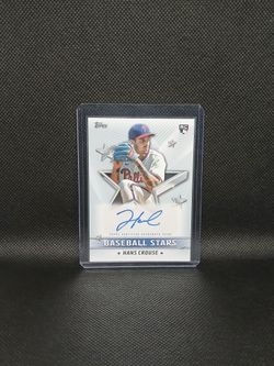 2022 Topps Baseball Series 1 Baseball Stars Hans Crouse RC Auto-Card Phillies Mint