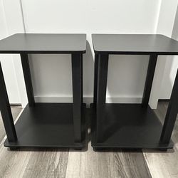 2-Tier Square End Tables - Set of 2