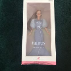 2004 BARBIE Zodiac TAURUS Pink Label Collector Doll April 20 to May 20 NEW INBOX