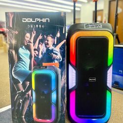 Dual 10" Rechargeable Bluetooth Portable Speaker 