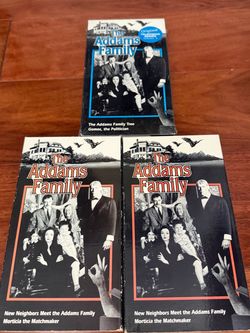 The Addams Family VHS Lot