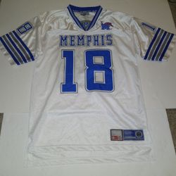University of Memphis Football Jersey Medium Colosseum Jersey