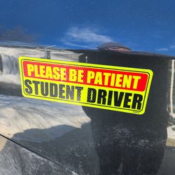 New Driver Vehicle Magnet Signs
