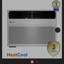 Midea 4-in-1 Comfort: Choose between high-powered cooling, heating, dehumidifying, and fan modes.