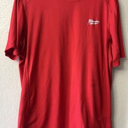 Milwaukee Men's WORKSKIN X-Large Black Lightweight Performance Short-Sleeve T- Shirt 