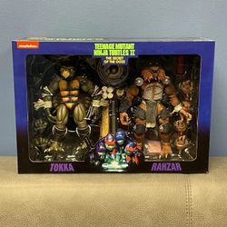 NECA Teenage Mutant Ninja Turtle Tokka and Rahzar Figures