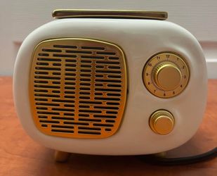 Vintage Radio Wax Warmer – Light-Up Ceramic Fragrance Melter (New)