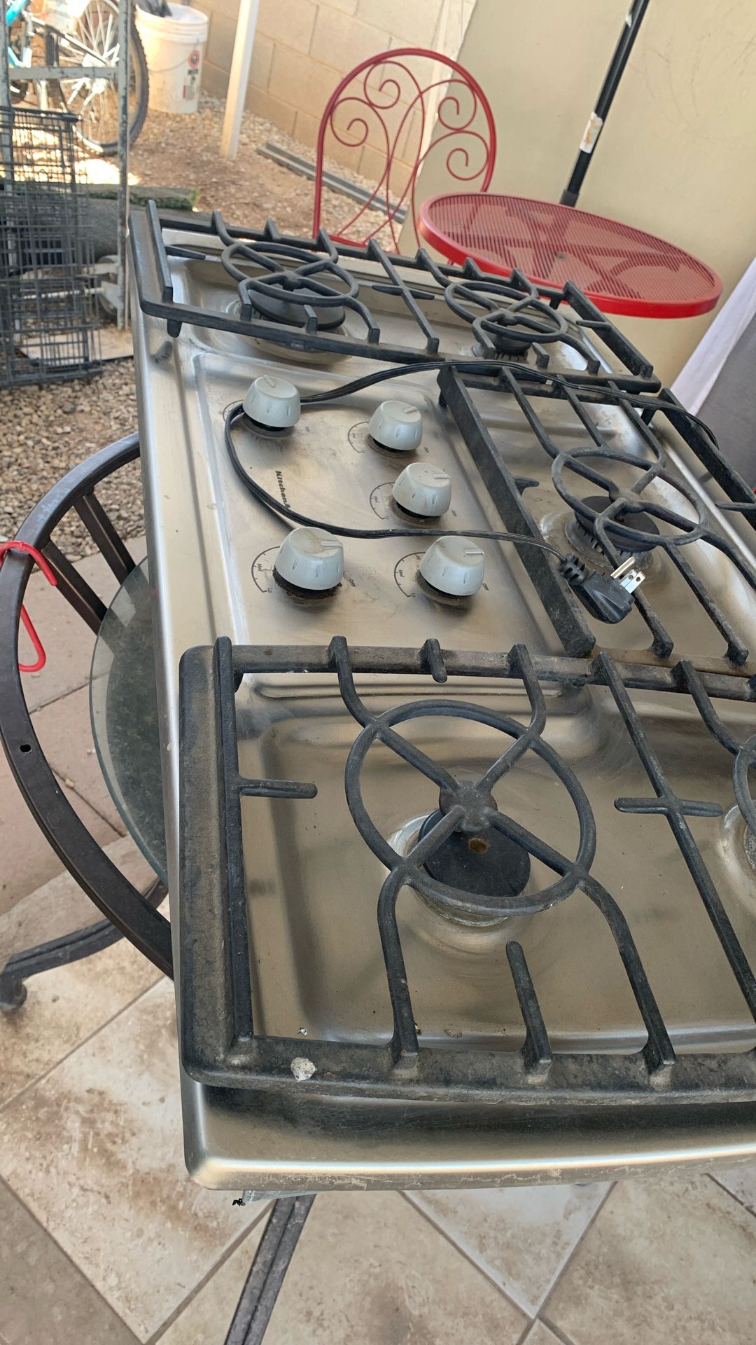 130 gas stove Kitchen Aid
