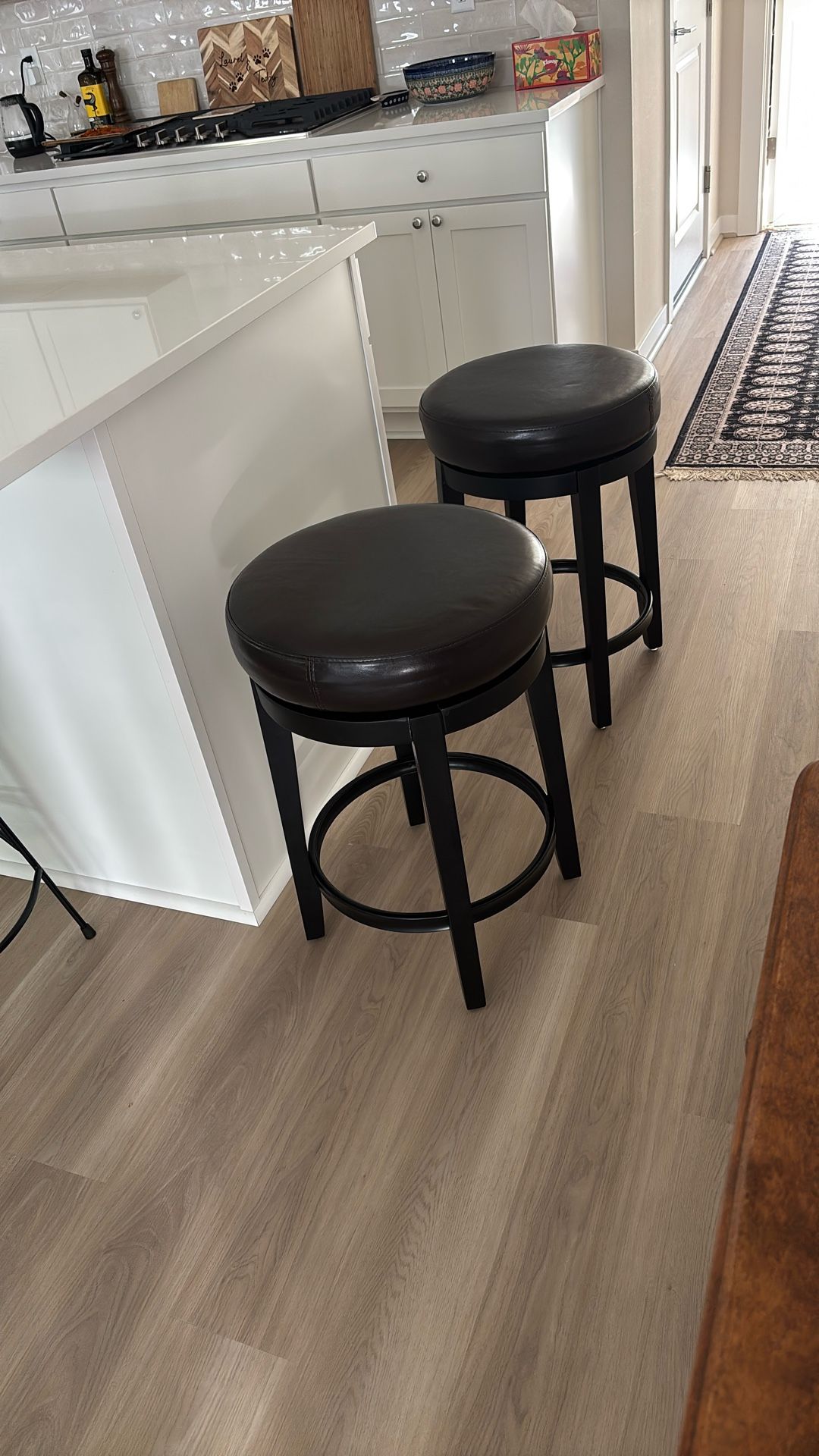 Comfy Swivel Stools.  