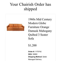 1960s Mid Century Sofa. 