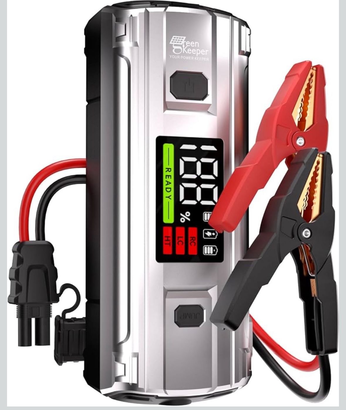 Car Jump Starter 3000A Portable: 12V Jump Start Battery Pack for 8.0L Gas/Diesel Engines, Car Battery Jumper Starter with PD65W Fast Charge, Smart Jum